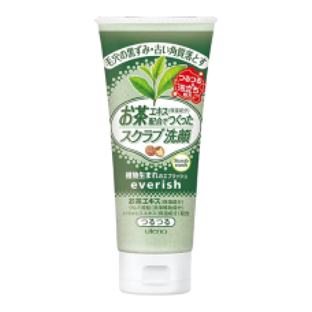 Скраб для лица с экстрактом чайного листа и скорлупой грецкого ореха “Everish” Utena, 135 гр