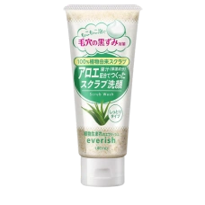 Скраб для лица с экстрактом алоэ и скорлупой грецкого ореха “Everish” Utena, 135 гр.