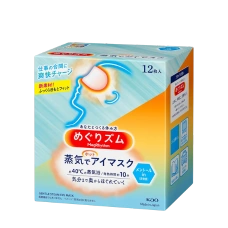 Согревающая маска для глаз "MegRhythm" с ментолом, 12 шт.