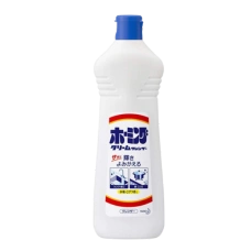 Очищающий крем для удаления известкового налета и пригоревших пятен на раковинах, кранах, кастрюлях и плитах "Homing", 400 гр.