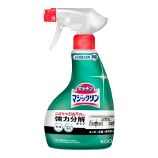 Антибактериальная чистящая спрей-пена для кухни для удаления жирных и стойких загрязнений "Kitchen Magic Clean", 400 мл.