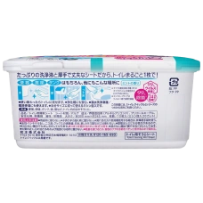 Салфетки для стерилизации и чистки унитаза с ароматом мяты "Toilet Cleaner Quickle", 10 х 2 шт