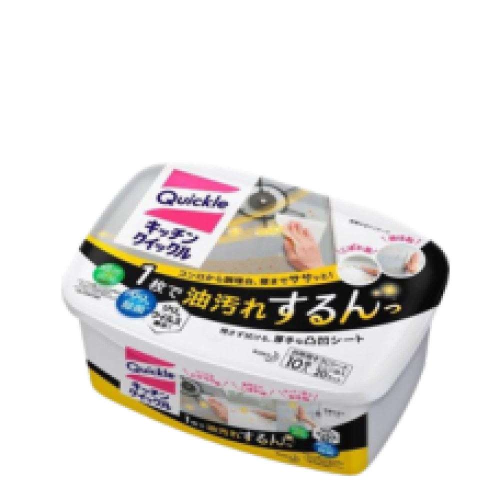 Контейнер с чистящими салфетками для кухни "Kitchen Quickle", 10 салфеток.