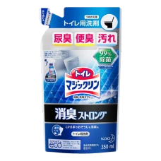 Дезодорирующая и чистящая спрей-пена для туалета против стойких запахов с ароматом свежих трав "Toilet Magic Clean Deodorant Strong", 350 мл (Запасной блок)