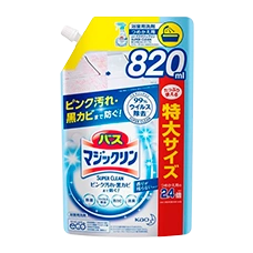 Антибактериальная чистящая спрей-пена для ванны "Bath Magic Clean SUPER CLEAN", 820 мл (Запасной блок)