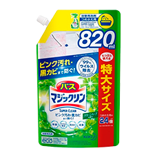 Антибактериальная чистящая спрей-пена для ванны "Bath Magic Clean SUPER CLEAN", 820 мл (Запасной блок)