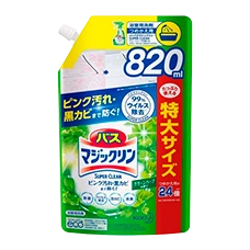 Антибактериальная чистящая спрей-пена для ванны "Bath Magic Clean SUPER CLEAN", 820 мл (Запасной блок)