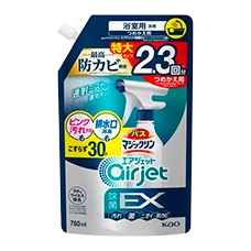 Cпрей-пена дезинфицирующая для ванн "Magiclean - Air Jet Disinfection EX" с ароматом трав, 760 мл. (Запасной блок)