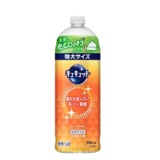 Жидкость для мытья посуды "Kyukyutto", 700 мл. (Сменный блок)