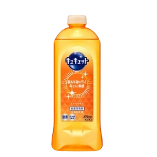 Жидкость для мытья посуды "Kyukyutto", 370 мл. (Сменный блок) 