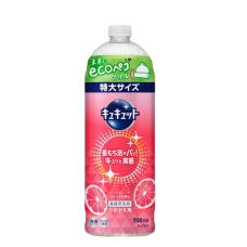 Жидкость для мытья посуды "Kyukyutto", 700 мл. (Сменный блок)