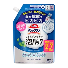 Дезинфицирующая спрей-пена для туалета без трения "Toilet Magic Clean", 660 мл (Сменный блок)