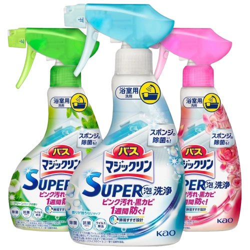 Ваннаға арналған бактерияға қарсы тазартқыш спрей‑көбік "Bath Magic Clean SUPER CLEAN", 350 мл