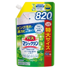 Антибактериальная чистящая спрей-пена для ванны "Bath Magic Clean SUPER CLEAN", 820 мл (Запасной блок)