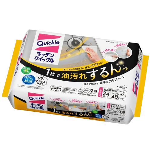 Ас үйге арналған тазартқыш майлықтар “Kitchen Quickle”, 24 дана.