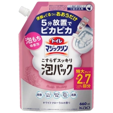 Дезинфицирующая спрей-пена для туалета без трения "Toilet Magic Clean", 660 мл (Сменный блок)