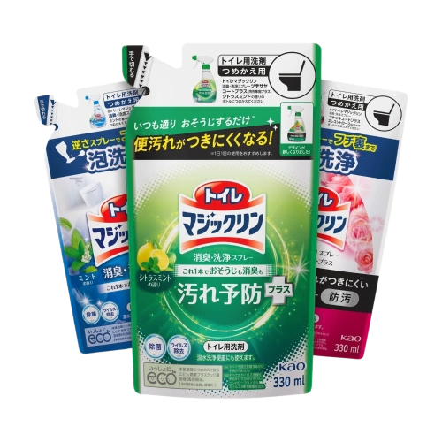 Дезодорирлеуші және тазартушы спрей-көбік "Toilet Magic Clean Deodorant", 330 мл.  (Қосалқы блок)