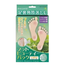 Косметические носочки для ног с экстрактом мяты, 1 пара (25 мл.)
