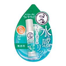 Увлажняющая гигиеническая помада для губ c супер-гиалуроновой кислотой и коллагеном и защитой SPF20 "Mentholatum Water Lip", 4.5 гр.