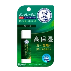 Интенсивно увлажняющий бальзам для губ с гиалуроновой  кислотой и маслами "Mentholatum Deep Moist - Menthol", 4.5 гр