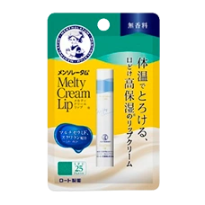 Увлажняющая гигиеническая помада для губ с скваланом, мультикерамидами и защитой SPF25 "Mentholatum Melty Cream Lip", 2,4 гр. 