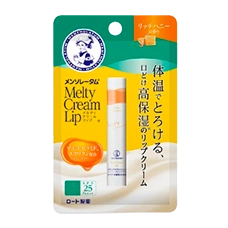 Увлажняющая гигиеническая помада для губ с скваланом, мультикерамидами и защитой SPF25 "Mentholatum Melty Cream Lip", 2,4 гр. 