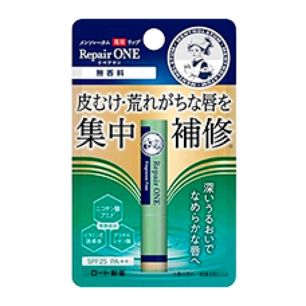 Лечебный бальзам для губ Mentholatum Lip Repair One SPF25 PA++, 2,3 г