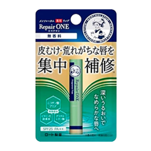 Ерінге арналған емдік бальзам Mentholatum Lip Repair One SPF25 PA++, 2,3 г