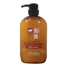 Кондиционер с конским маслом, маслом камелии и гиалуроновой кислотой "Kumano", 600 мл.