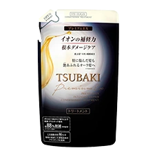 Интенсивно восстанавливающий ионный кондиционер премиум класса для поврежденных волос "Tsubaki Premium EX Intensive Repair Conditioner", 330 мл (Сменный блок)