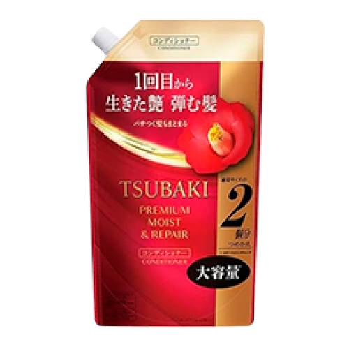 Премиум санатты ылғалдандырғыш кондиционер "Tsubaki Premium Moist Conditioner", 600 мл (ауыстырмалы қаптамада)