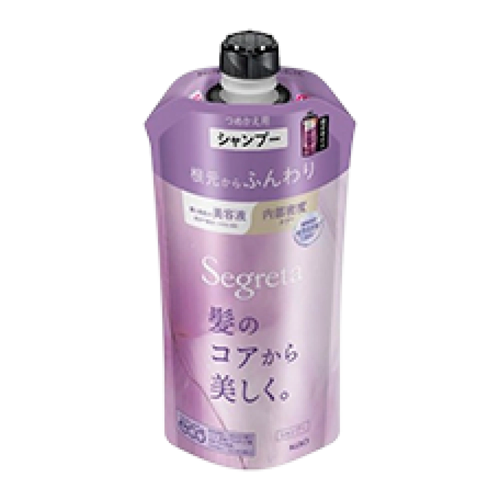 Антивозрастной шампунь для упругости и блеска волос "Segreta", 340 мл. (Сменный блок)