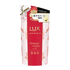 Кондиционер для восстановления поврежденных волос, с ароматом персика и розы "LUX LUMINIQU - Damage Repair", 350 гр (Сменный блок)