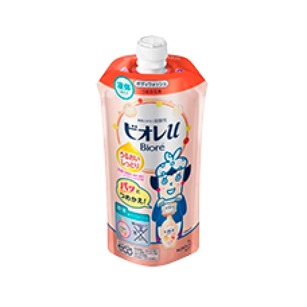 Жидкое мыло для тела увлажняющее "Biore Body Soap – Moisture" с цветочно-фруктовым ароматом, 340 мл. (Запасной блок)
