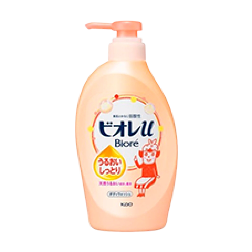 Жидкое мыло для тела увлажняющее "Biore Body Soap – Moisture" с цветочно-фруктовым ароматом, 480 мл.