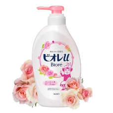 Жидкое мыло для тела с натуральными эссенциями "Biore Body Soap", 480 мл.