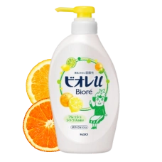 Жидкое мыло для тела с натуральными эссенциями "Biore Body Soap", 480 мл.