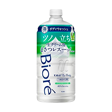 Пенное мыло для тела для нежной кожи, склонной к сухости "Biore u The Body Foam Type Purely", 780 мл. (Запасной блок)
