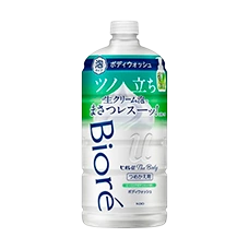 Пенное мыло для тела для нежной кожи, склонной к сухости "Biore u The Body Foam Type Purely", 780 мл. (Запасной блок)