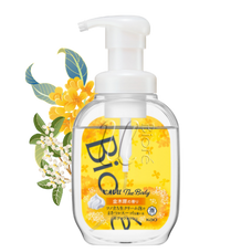 Пенное мыло для тела для нежной кожи, склонной к сухости "Biore u The Body Foam Type Purely", 540 мл.