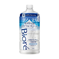 Пенное мыло для тела для нежной кожи, склонной к сухости "Biore u The Body Foam Type Purely", 780 мл. (Запасной блок)