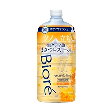 Пенное мыло для тела для нежной кожи, склонной к сухости "Biore u The Body Foam Type Purely", 780 мл. (Запасной блок)