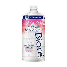 Пенное мыло для тела для нежной кожи, склонной к сухости "Biore u The Body Foam Type Purely", 780 мл. (Запасной блок)