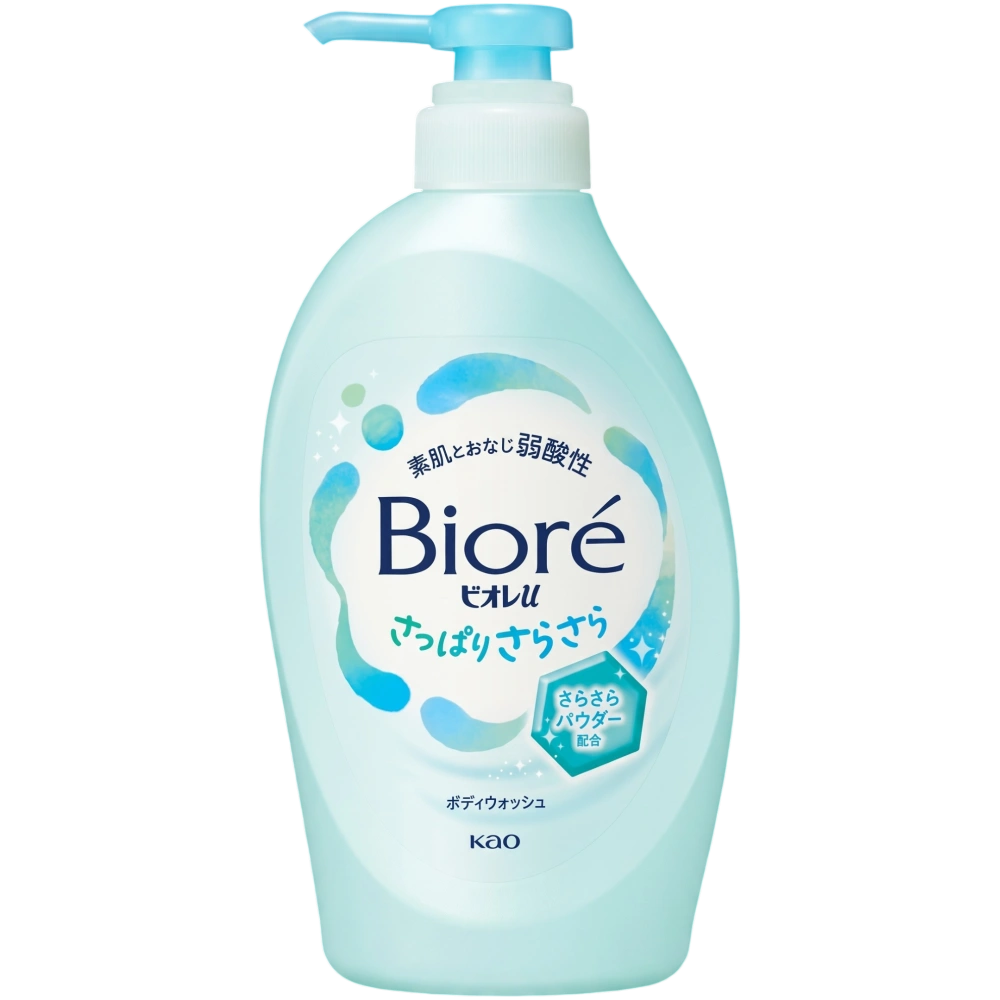 Глубоко увлажняющий гель для душа с освежающим эффектом "KAO Biore U Refreshing & Smooth Body Wash", KAO, 450 мл.