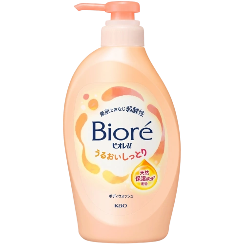Терең ылғалдандыратын душқа арналған гель «Kao Biore U Body Wash Moisture Pump», KAO, 450 мл