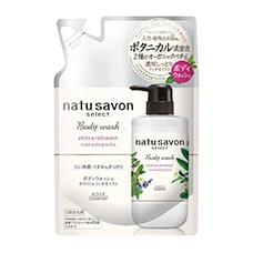 Жидкое мыло для тела с интенсивно увлажняющим эффектом "Natu Savon - Rose & Magnolia", 360 мл. (Запасной блок)