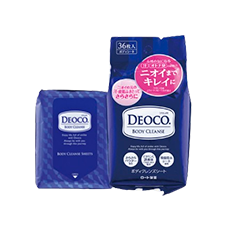 Женские салфетки для тела от возрастного запаха пота "Deoco Body Cleanse Sheet", 36 шт.
