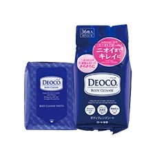 Женские салфетки для тела от возрастного запаха пота "Deoco Body Cleanse Sheet", 36 шт.