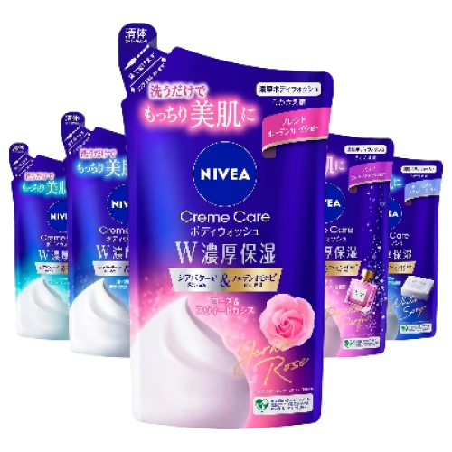 Ылғалдандыратын денеге арналған крем-сабын "Nivea Cream Care Body Wash", 340 мл (Қосымша блок)