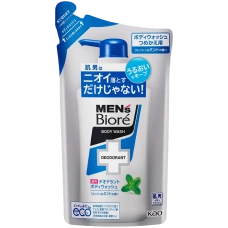 Мужское лечебное дезодорирующее мыло для тела "Mens Biore Body Wash" , 380 мл. (Запасной блок)
